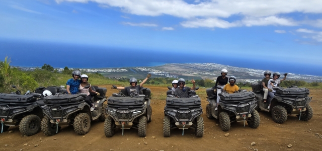 留尼汪四轮车徒步旅行 