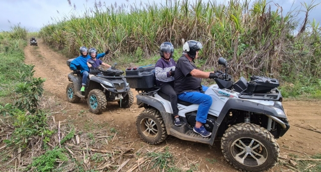  Zweisitzer-Quad für doppelten Spaß. 