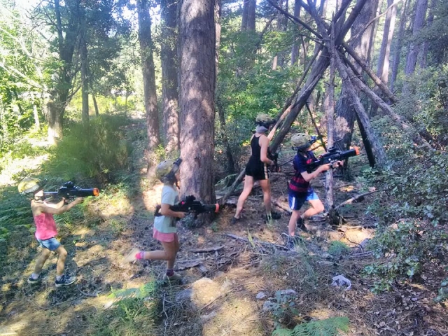 Sie können sich im Wald von Jaujac weiterentwickeln 