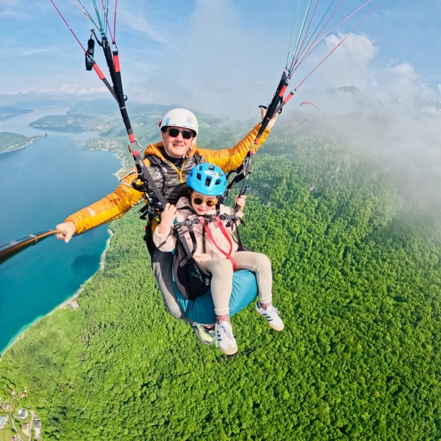 Saut Parapente pour Enfants Col de la Forclaz 10mn
