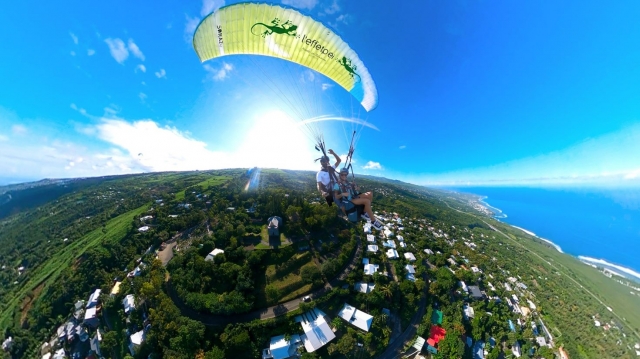  Sensational aerial excursion in Saint-Leu 