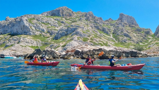  Gita in kayak in famiglia a Bandol 