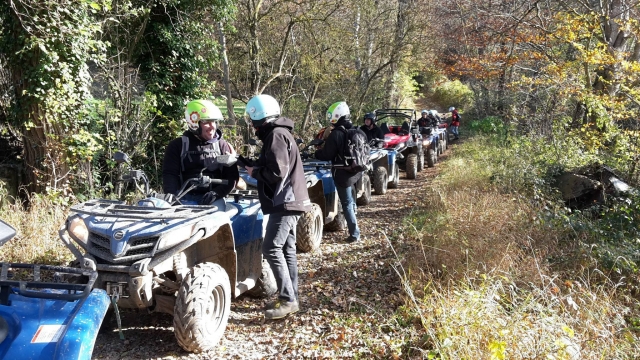 Quad-Ausflug in Montrodat 