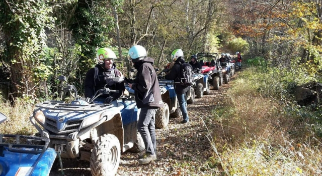 Quad-Ausflug mit einem staatlich geprüften Instruktor Punkt unserer Quad-Wanderung
