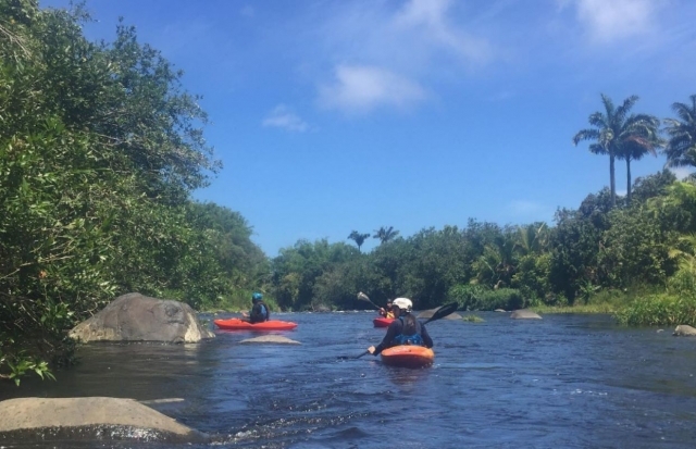  Descubra paisajes exóticos únicos durante una excursión en canoa en balsa 