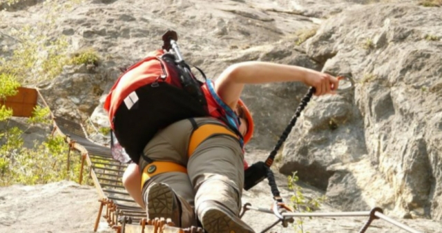  Sport and nature on the program for our via ferrata session 