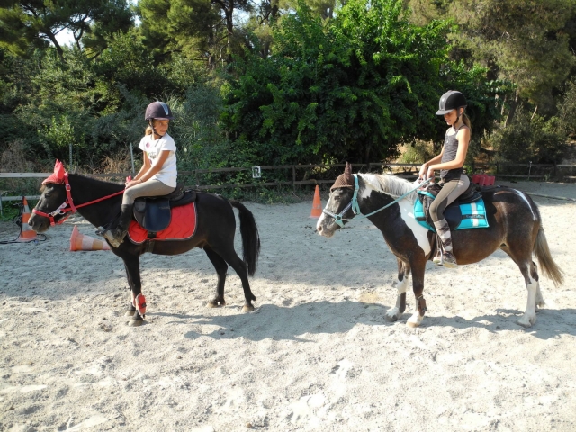 Prêtes pour la balade à cheval