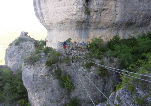 Via ferrata intermediate level 