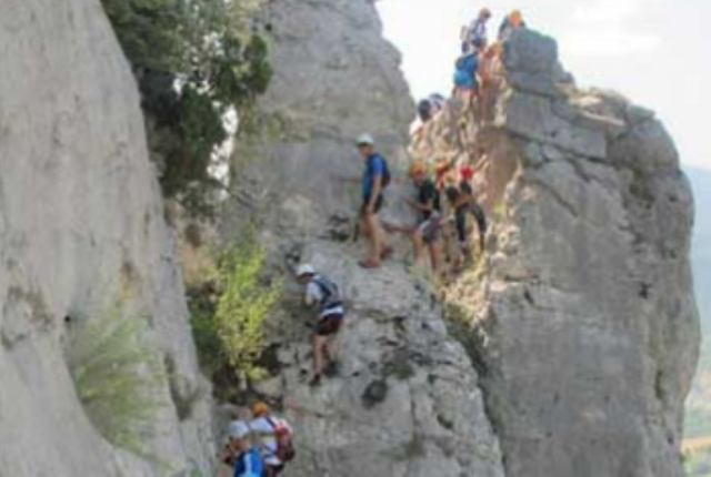  Via ferrata nel cuore di un ambiente naturale preservato dei Pirenei