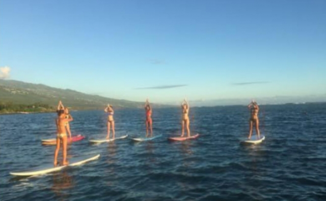  Calentamiento antes de la sesión de paddle surf 