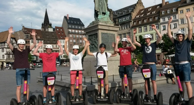 Balade entre amis en segway à Strasbourg