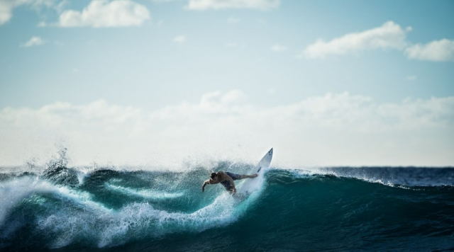 Notre spot de surf est l'un des meilleurs de la région