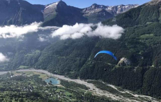  Talrundflug in Orcières 