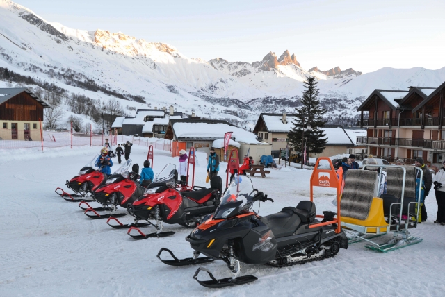  The snowmobile park 