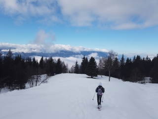 Escursione con le ciaspole sulla catena di Belledonne 4 ore