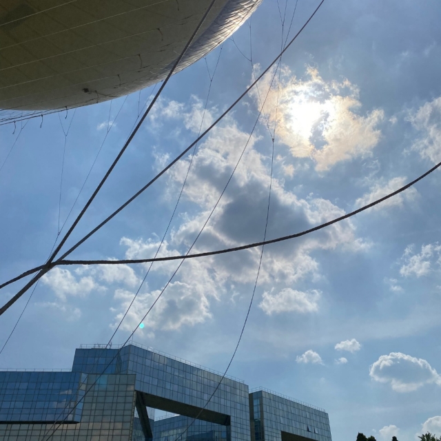 Vue depuis la nacelle