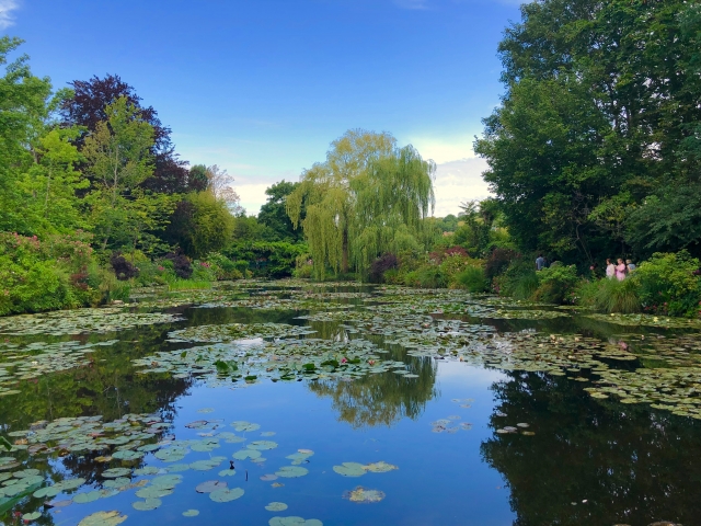 os jardins da Casa de Claude Monet em Giverny 