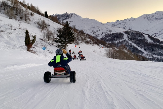 Mario Kart Schneeversion 