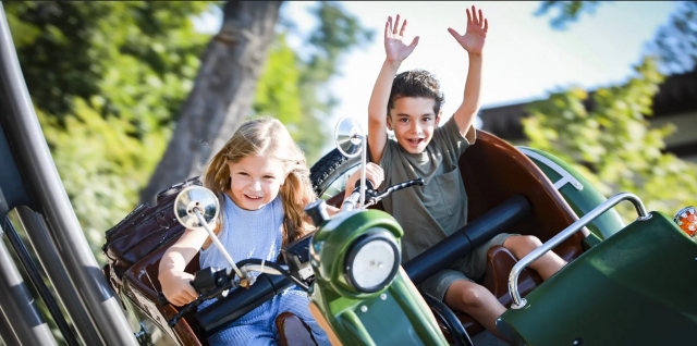 Eine sensationelle Fahrt für Kinder 
