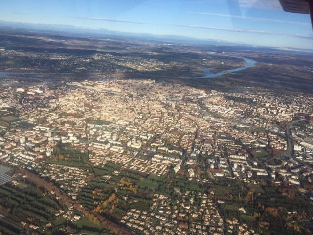  The Avignon landscape from the air