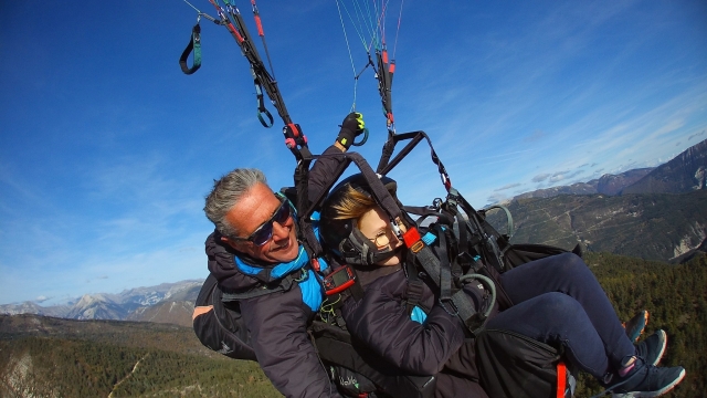Tandemflug mit einem Fluglehrer 