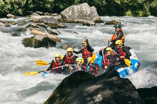  Take on the rapids as a family by rafting 