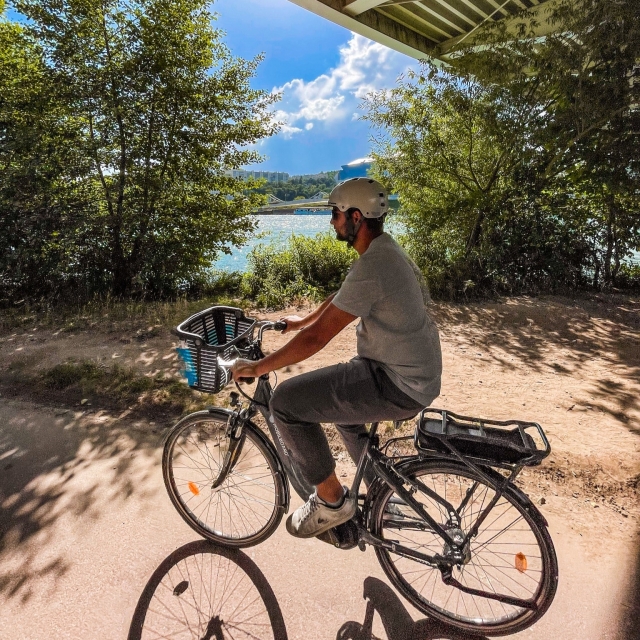  Paseo en bicicleta para descubrir Lyon 