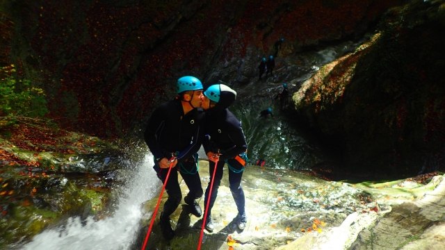 Une session de canyoning avec votre moitié
