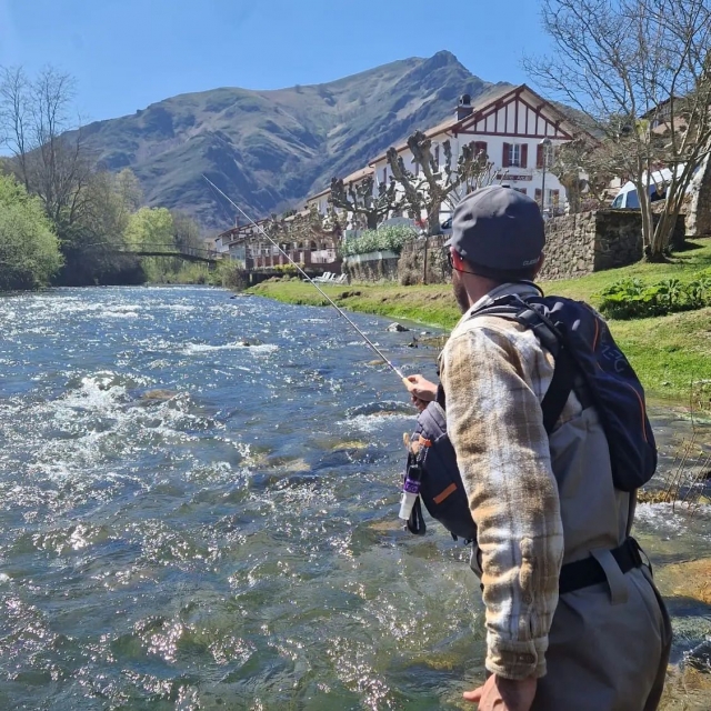  Pesca nella parte a valle del Nive 