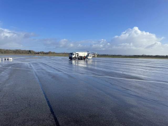  Board at the Neuvy-le-Roi heliport 