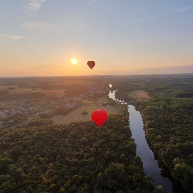 Heißluftballonflug - Montag bis Freitag - Touraine - 1h