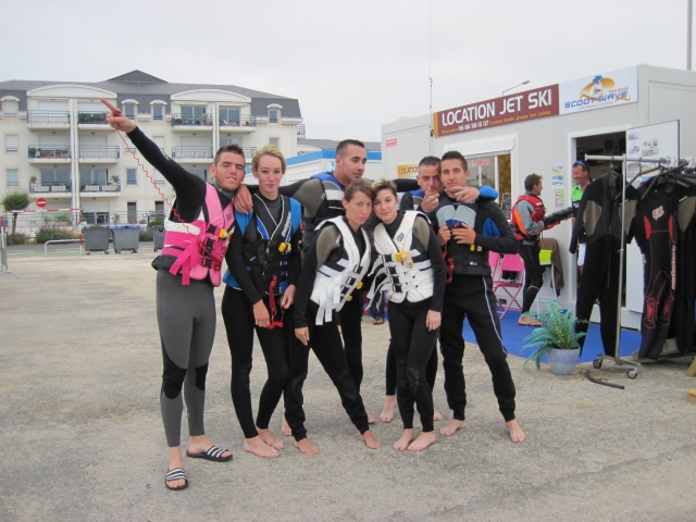  Come with your loved ones for this jet-ski session! 
