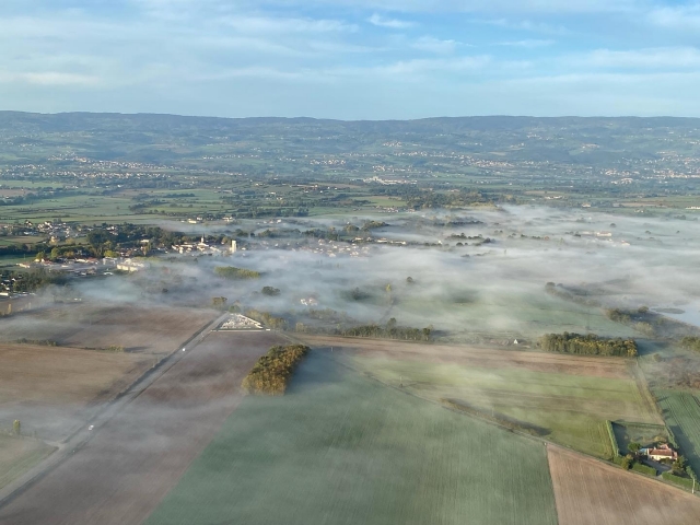  A volte la nebbia è lì, rendendo il momento magico 