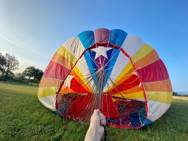  Guarda il pallone gonfiarsi con il tuo aerostatista 