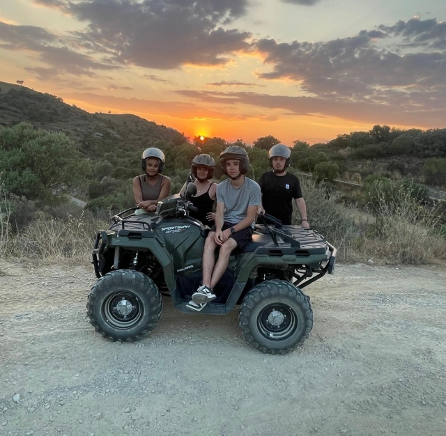  Quad Ride vicino a Ambles-sur-Mer -99- Viste sul Mediterranea in Quad 