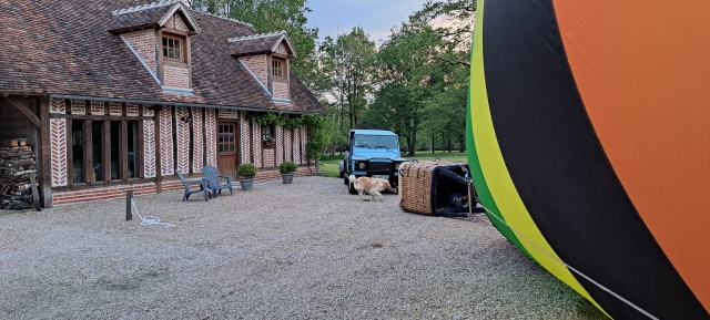  Vorbereitung der Ballons vor dem Start