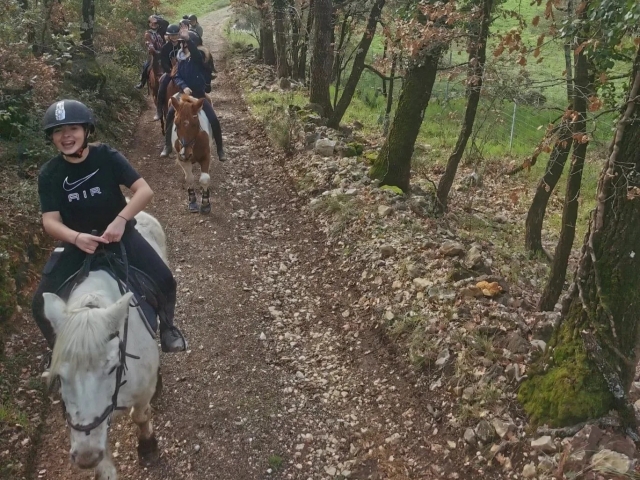  Smile, you're on horseback! 