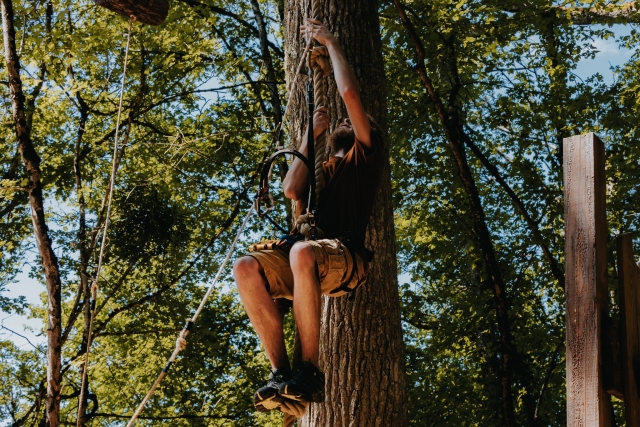  Do mini zip lines 