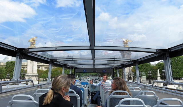 Le toit transparent vous permet de tout voir