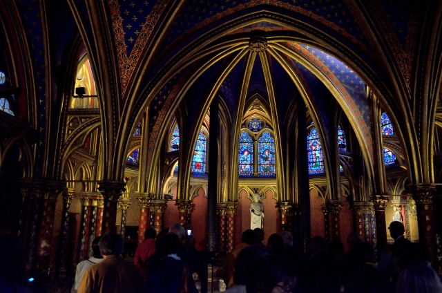 L'intérieur de la Sainte Chapelle
