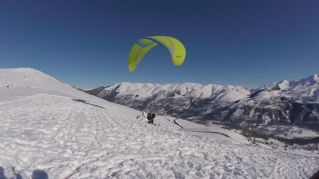  Start zur Paragliding-Taufe in der Region Midi-Pyrénées 