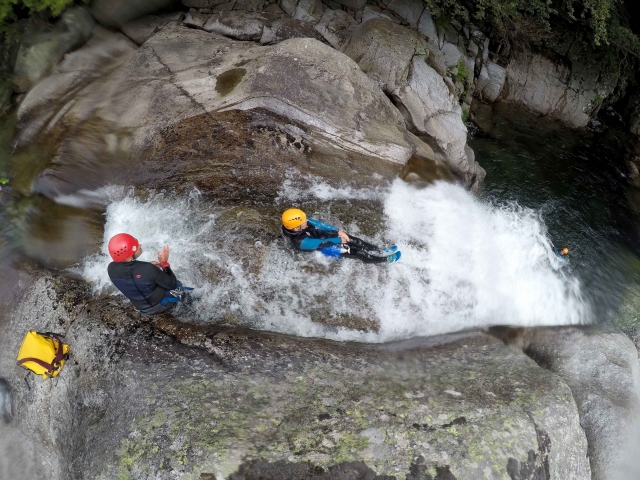  jump in the waters of the canyon du Tapoul en Lozère