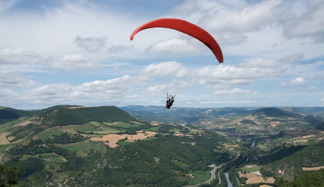 Vol en parapente sensations à Millau
