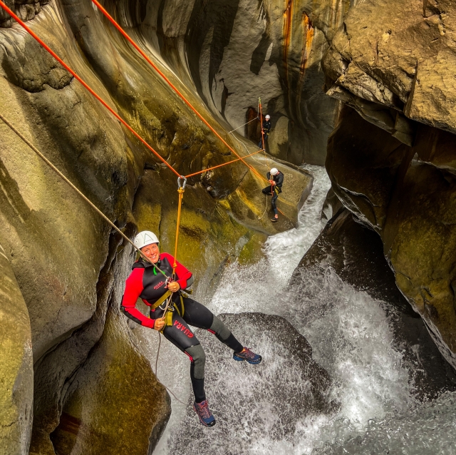 geführten Erinnerungen, um Ihre Canyoning 