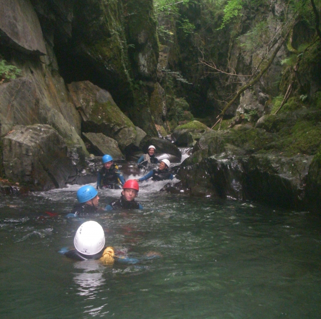  Photo of the Canyoning group in Vicdessos 