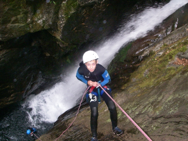 Canyoning outing in Ariège 