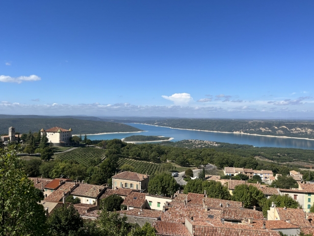  Salles-sur-Verdon y el lago 