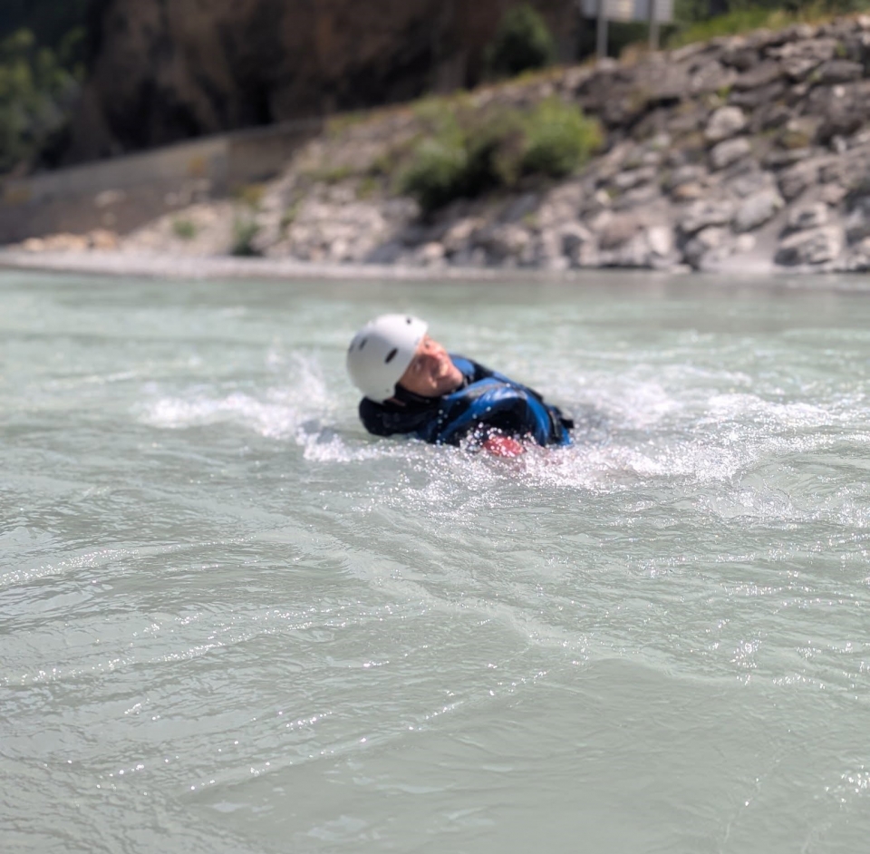  Non dovresti aver paura di cadere nell'acqua 