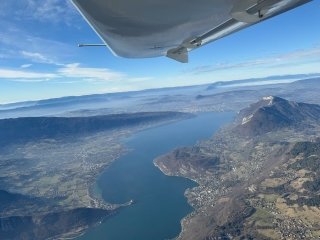 Panoramic ULM baptism - Bourget lake - 30 min