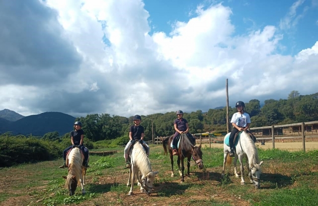 Passeggiate a cavallo di gruppo in Corsica 